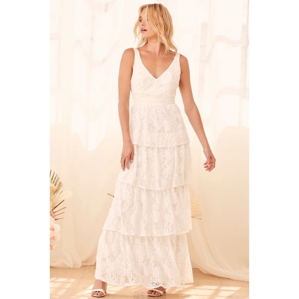 Brand new lulu white dress